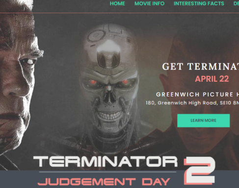 Terminator 2 Website Project